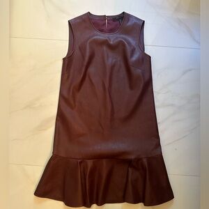 BCBG leather dress